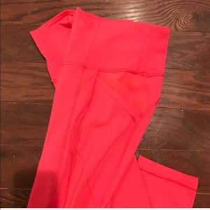 Lululemon Pink Crop Leggings